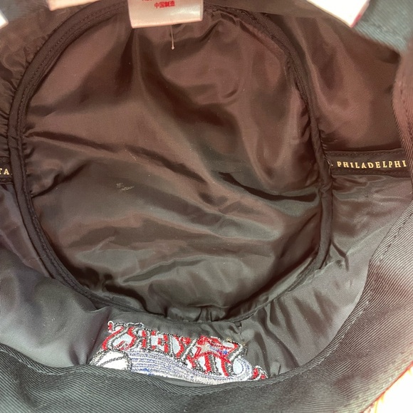 NWT Mitchell & Ness Black Philadelphia 76ers Bucket Hat - Picture 10 of 11